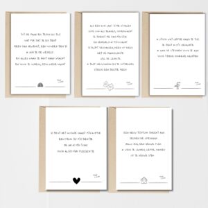 Kaartenset - 5 kaarten naar keuze