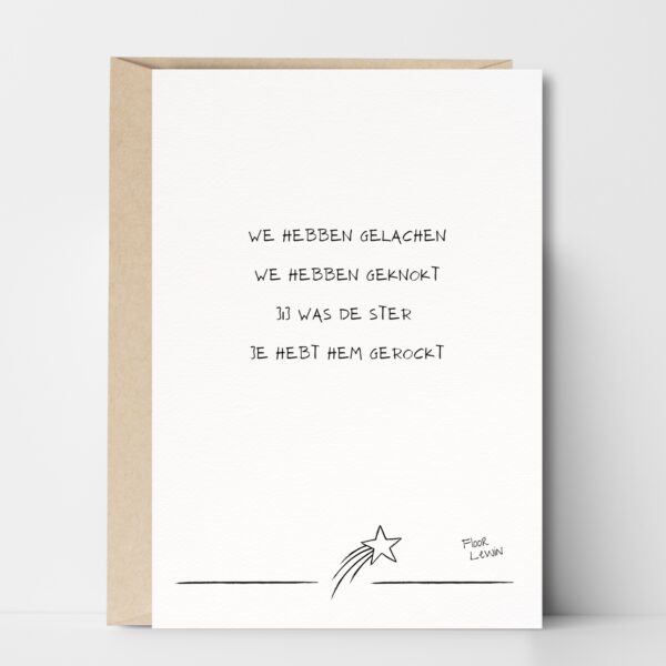 Kerstkaart - Gerockt