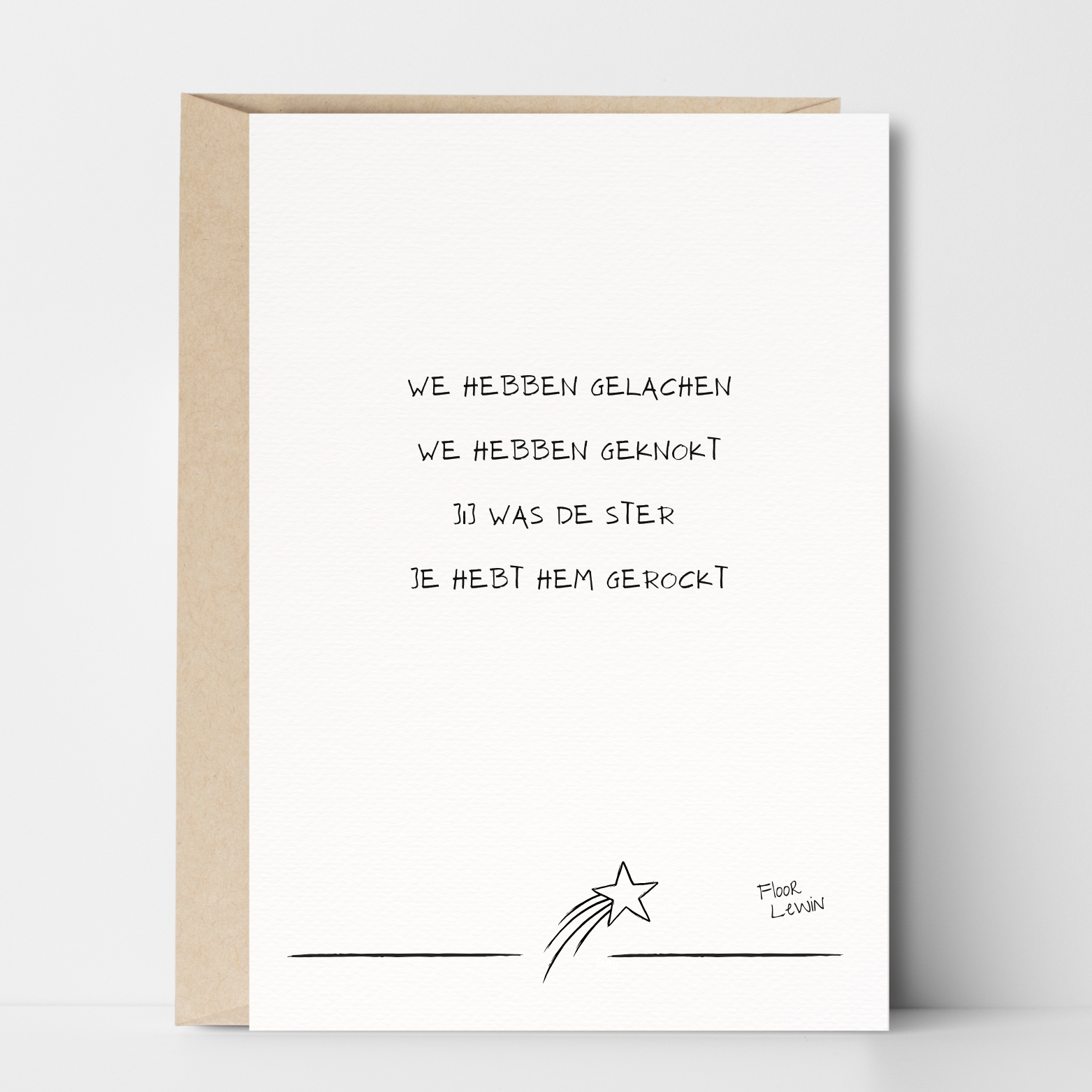 Kerstkaart - Gerockt